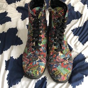 Marvel combat boots